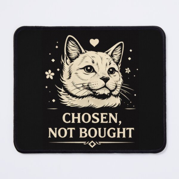 Item preview, Rescue Cat Personality Art – Chosen Not Bought designed and sold by Mosogoloso.
