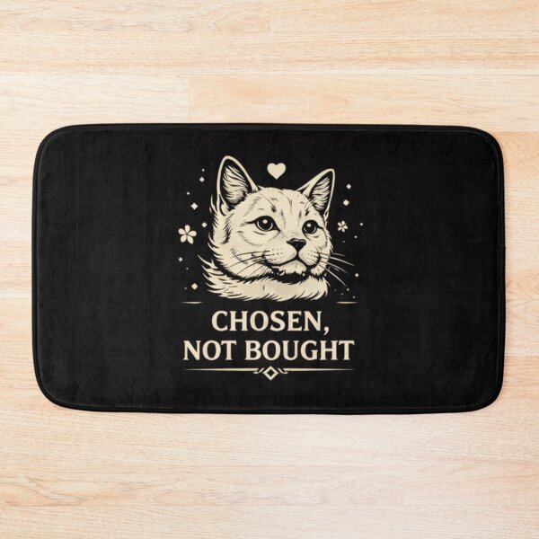 Item preview, Rescue Cat Personality Art – Chosen Not Bought designed and sold by Mosogoloso.