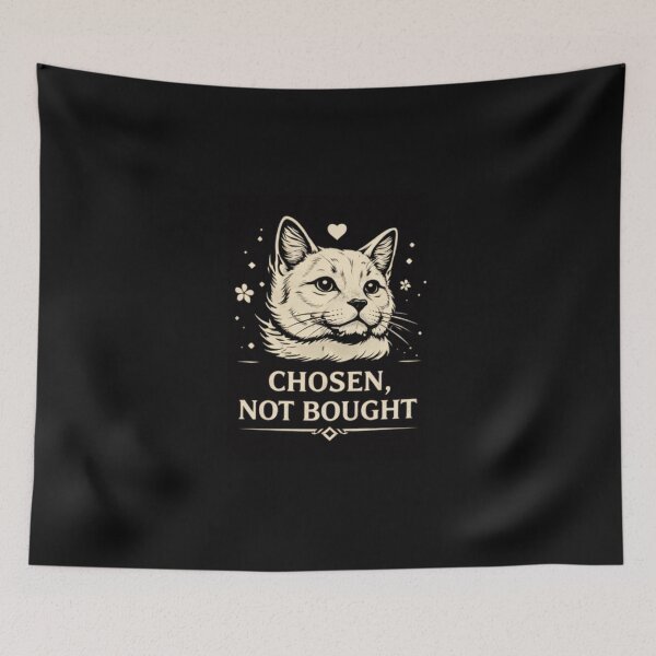 Item preview, Rescue Cat Personality Art – Chosen Not Bought designed and sold by Mosogoloso.
