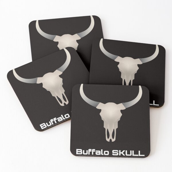 Item preview, Buffalo Skull – Minimal Western Skull Symbol Streetwear Design designed and sold by ElectroSphere46.