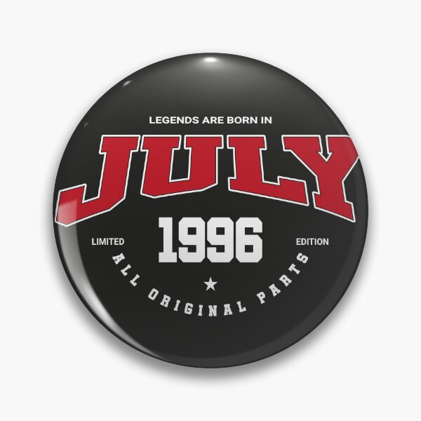 Item preview, July legends 1996 designed and sold by HB Shirts.