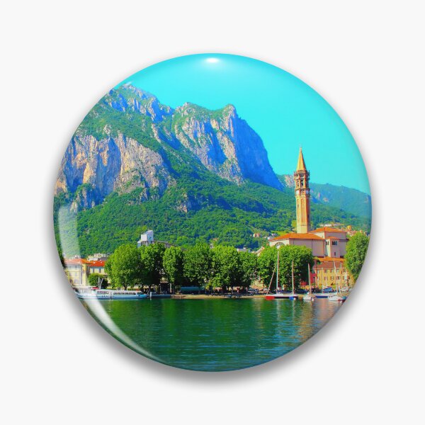 Item preview, View of the Lecco city from the promenade designed and sold by Kristina Drozd.