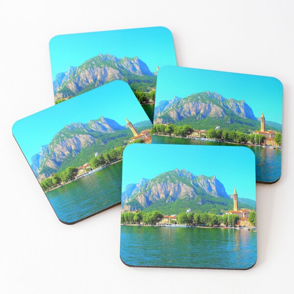 Item preview, View of the Lecco city from the promenade designed and sold by Kristina Drozd.