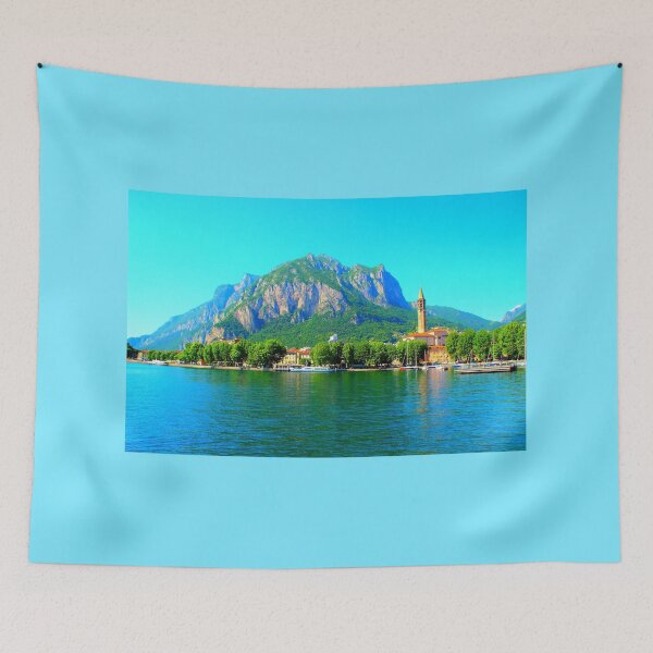 Item preview, View of the Lecco city from the promenade designed and sold by Kristina Drozd.