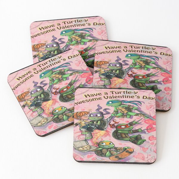 Item preview, All Turtles "Turtle-y Awesome Valentine's Day" designed and sold by Neon Sparrow.