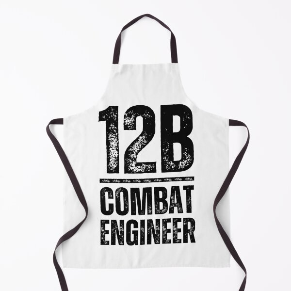 Item preview, 12B Combat Engineer – U.S. Army MOS Military Design for Veterans & Soldiers Distressed Black Font designed and sold by GFamilyC.