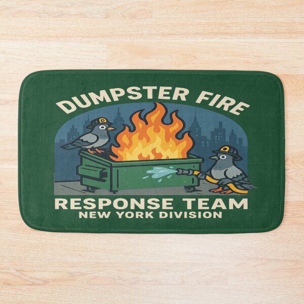 Item preview, Dumpster Fire Response Unit – NYC Pigeon Command designed and sold by Globalcitytees.
