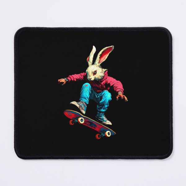 Item preview, Rabbit Skateboarder designed and sold by Soulskier.