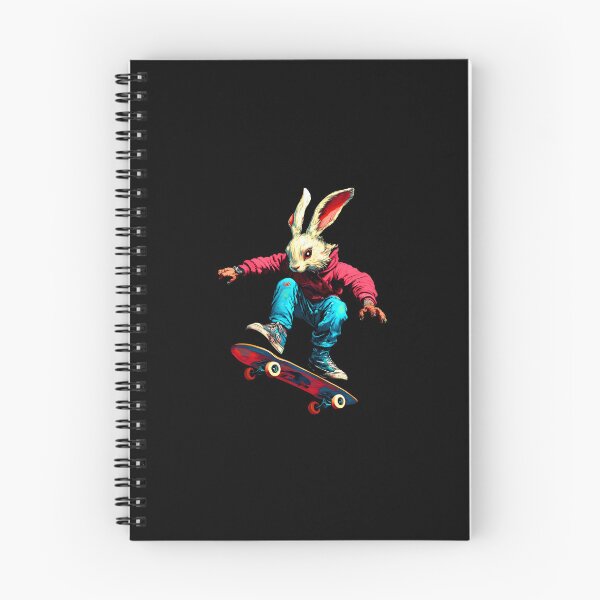 Item preview, Rabbit Skateboarder designed and sold by Soulskier.