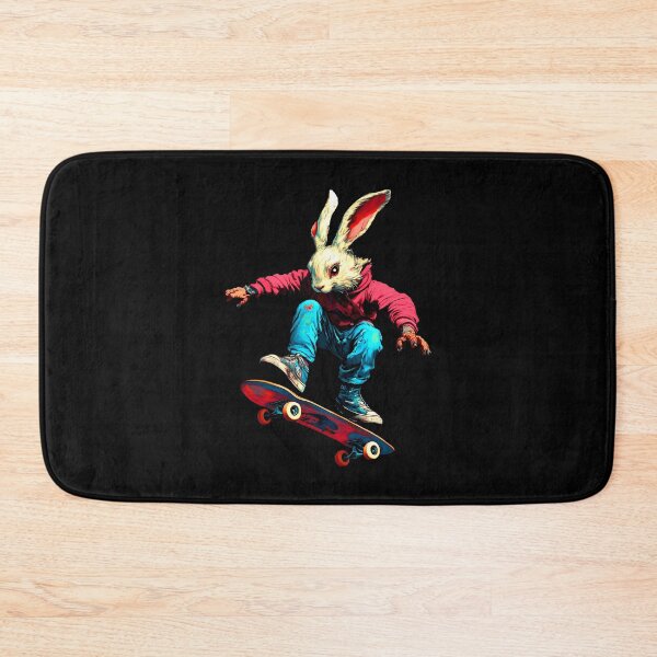 Item preview, Rabbit Skateboarder designed and sold by Soulskier.