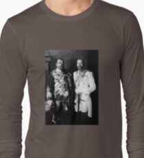 Tsar Nicholas II and King George V - Royal Cousins - 1913 Long Sleeve T-Shirt