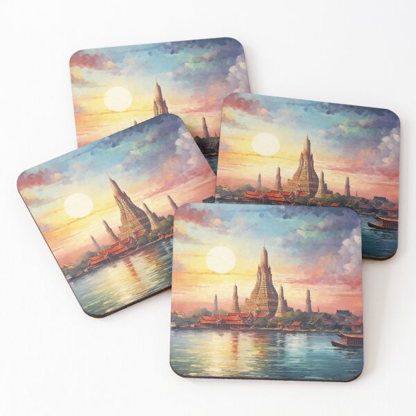 Item preview, Wat Arun Bangkok Thailand designed and sold by PatternStar.
