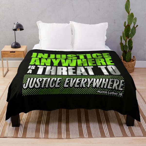 Item preview, Injustice Anywhere Is A Threat To Justice Everywhere Rise Up designed and sold by SkeletonsDanger.