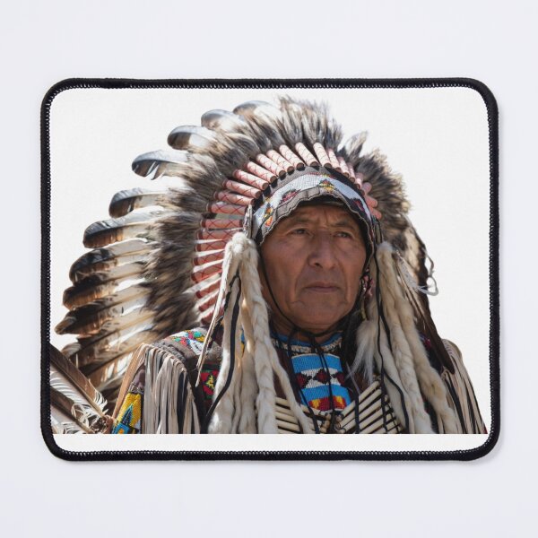 Item preview, Native American Chief Portrait – Spirit of the Warrior designed and sold by ArthurShu.