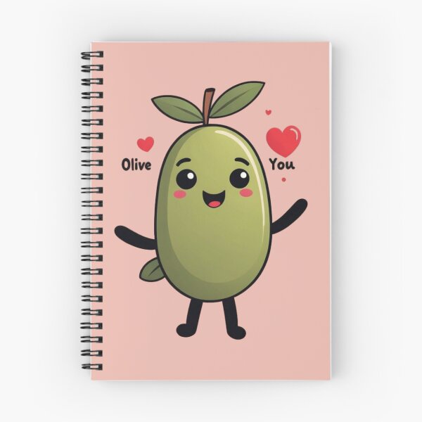 Item preview, Olive You – Cute Olive Valentine Pun designed and sold by V--I--R.