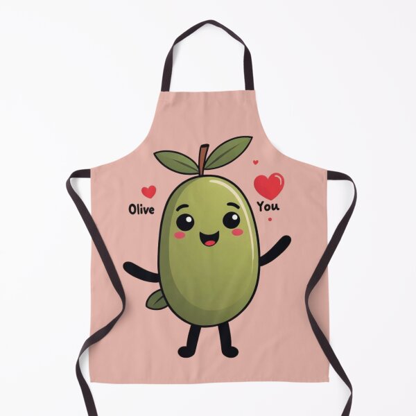 Item preview, Olive You – Cute Olive Valentine Pun designed and sold by V--I--R.