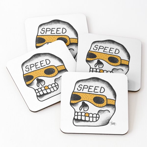 Item preview, Speed Skull designed and sold by Wasted Spark Clothing.