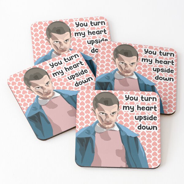 Item preview, Stranger Things Eleven You Turn My Heart Upside Down designed and sold by WildVault.