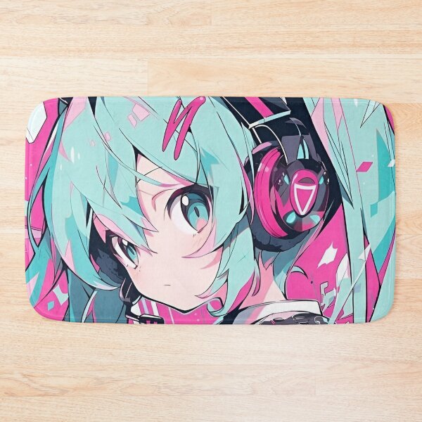 Item preview, Neon Cyber Idol | Futuristic Anime-Style Girl Illustration designed and sold by Dyan4.