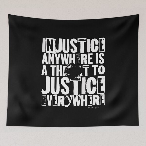 Item preview, Injustice Anywhere Is A Threat To Justice Everywhere Stand Strong designed and sold by SkeletonsDanger.