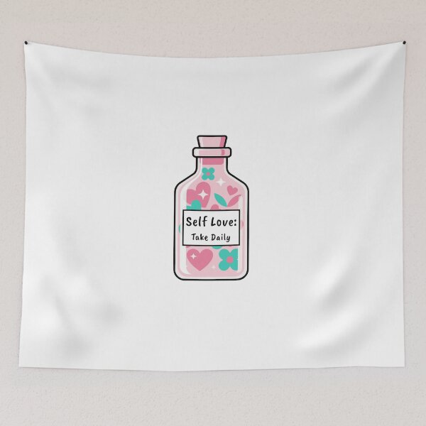 Item preview, Self Love Potion Bottle Take Daily Affirmation designed and sold by leolam1234.