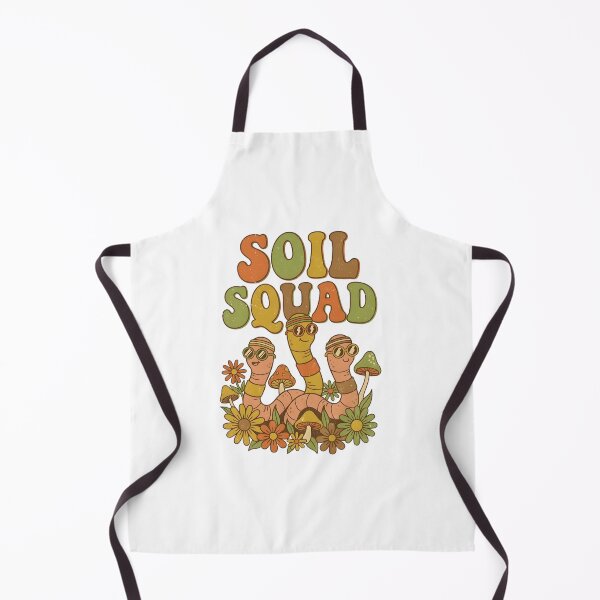 Item preview, Soil Squad Funny Retro 70s Gardening & Composting Worms designed and sold by Aryaam.