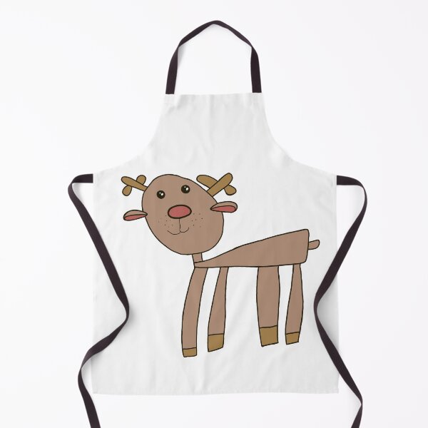 Item preview, a child's drawing of Santa's reindeer designed and sold by VitSArt.