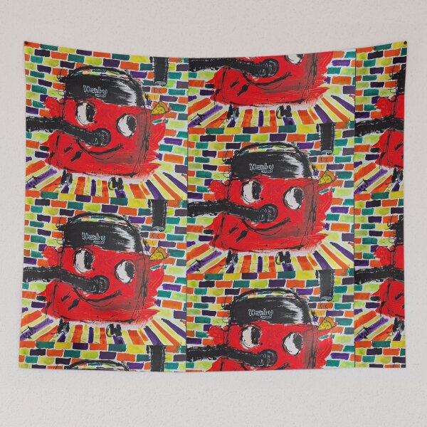 Item preview, Knock off henry loves his pizza designed and sold by LookWoolly.