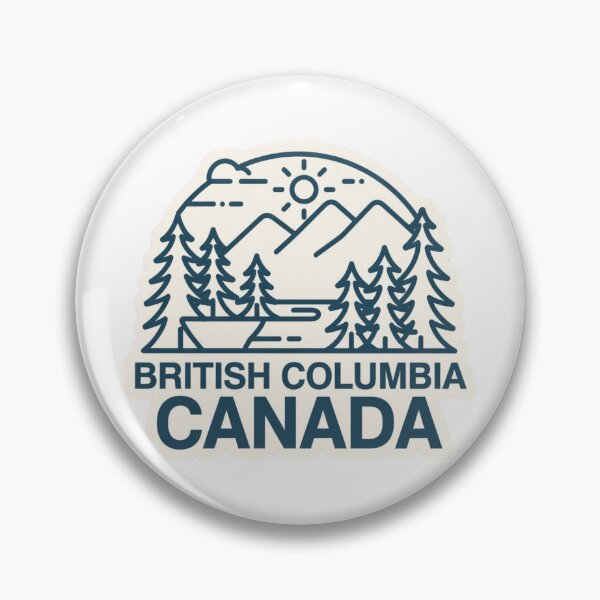 Item preview, British Columbia Nature Badge Sticker – Canada designed and sold by Timeless Design.