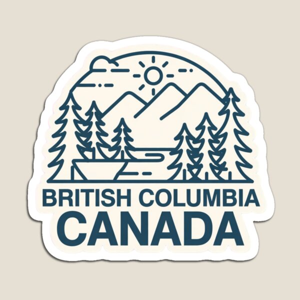 Item preview, British Columbia Nature Badge Sticker – Canada designed and sold by Timeless Design.