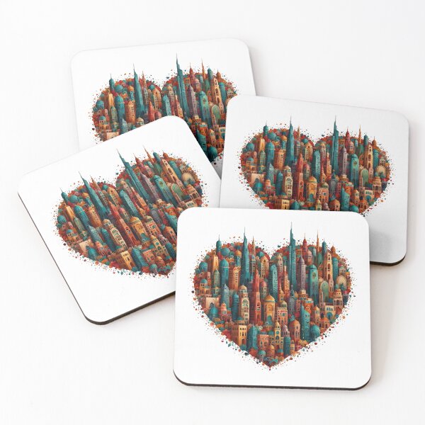 Item preview, Travel City Heart designed and sold by Digiheart.