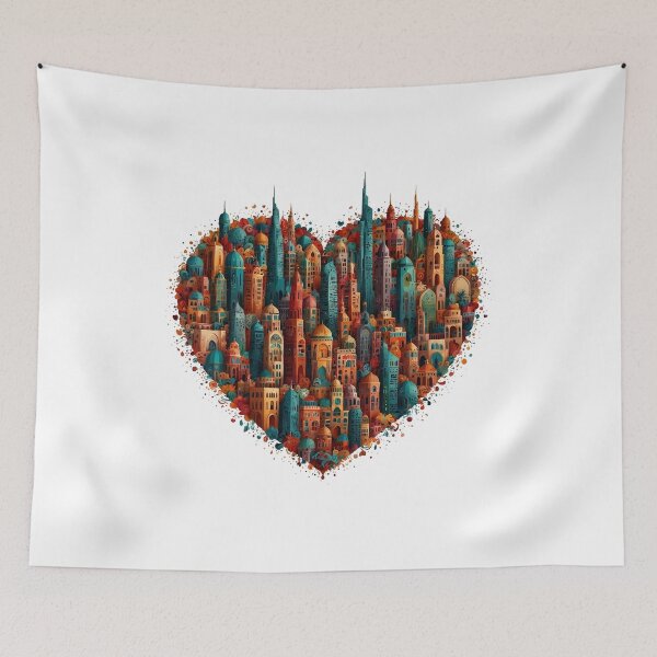 Item preview, Travel City Heart designed and sold by Digiheart.