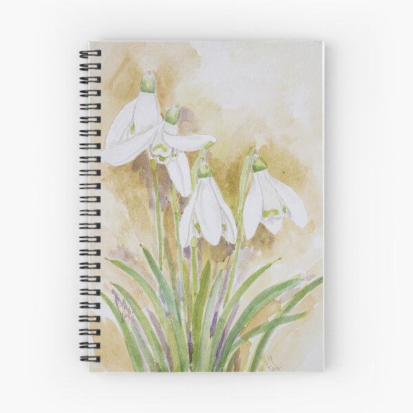 Item preview, Pintura de acuarela de campanillas blancas de 2026 designed and sold by SelenePaintings .