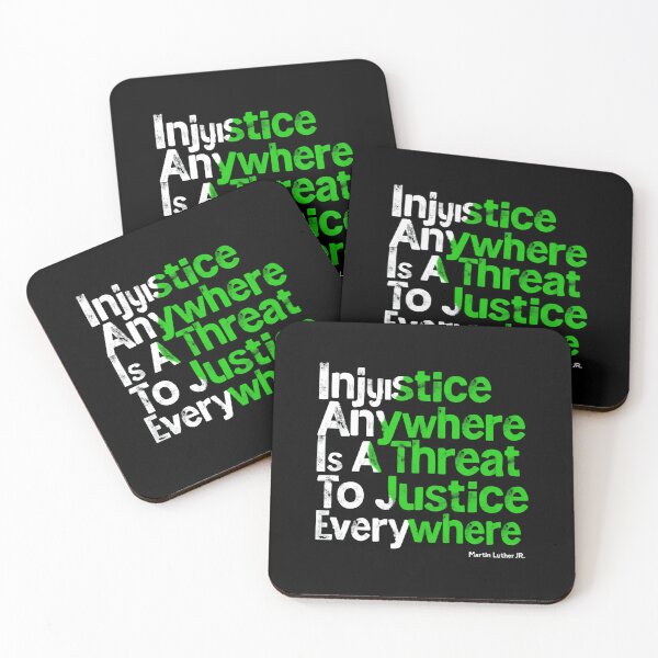 Item preview, Injustice Anywhere Is A Threat To Justice Everywhere Unite Now designed and sold by SkeletonsDanger.