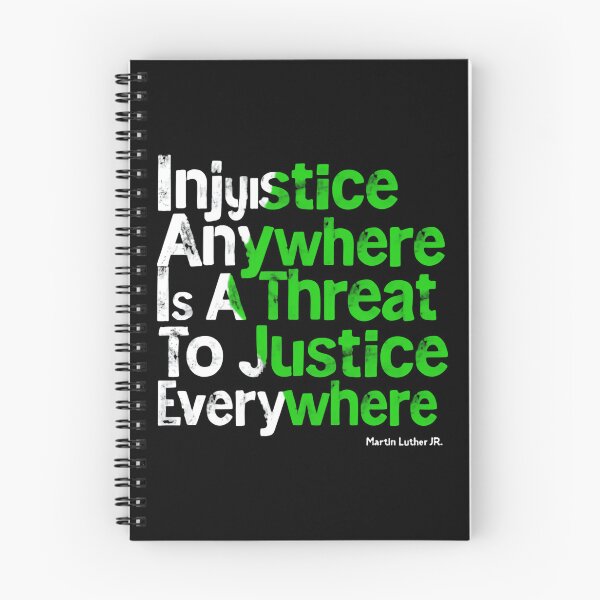 Item preview, Injustice Anywhere Is A Threat To Justice Everywhere Unite Now designed and sold by SkeletonsDanger.