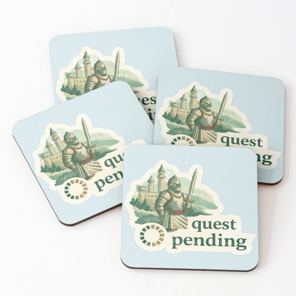 Item preview, Quest Pending Relatable Gamer Meme designed and sold by Retr0Tshirts.