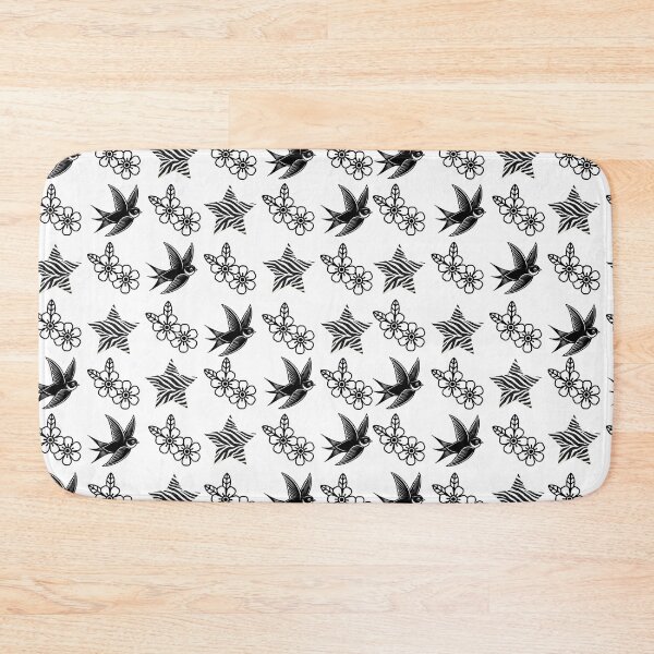 Item preview, Zebra Star & Floral Pattern – Black and White Alternative Aesthetic designed and sold by ZebraDazzleDesigns.