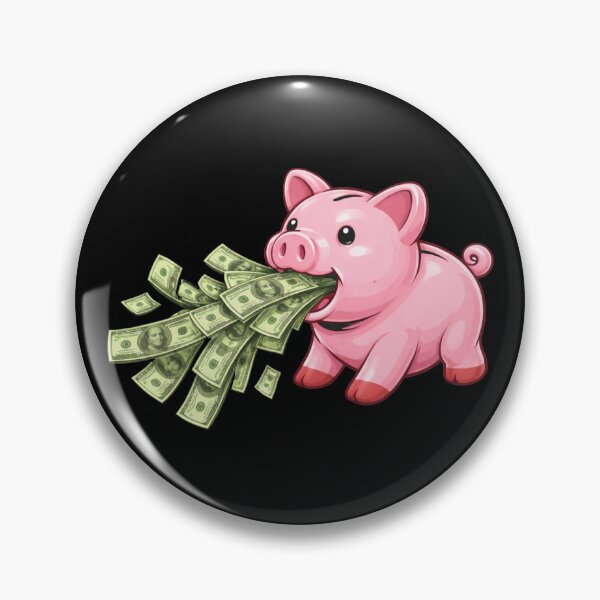 Item preview, A Piggy Throwing Money designed and sold by MissFreya.