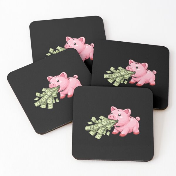 Item preview, A Piggy Throwing Money designed and sold by MissFreya.