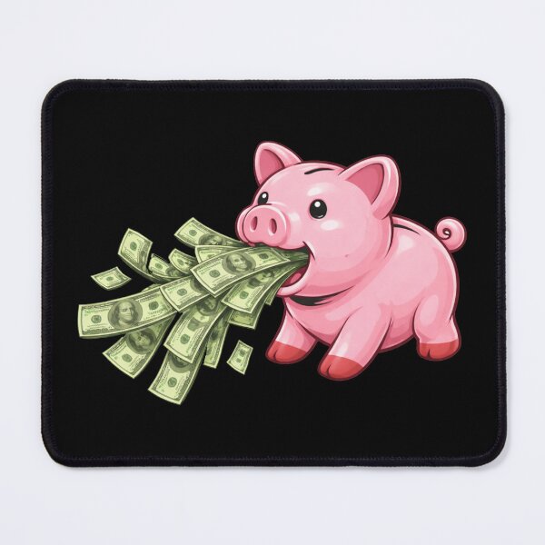Item preview, A Piggy Throwing Money designed and sold by MissFreya.