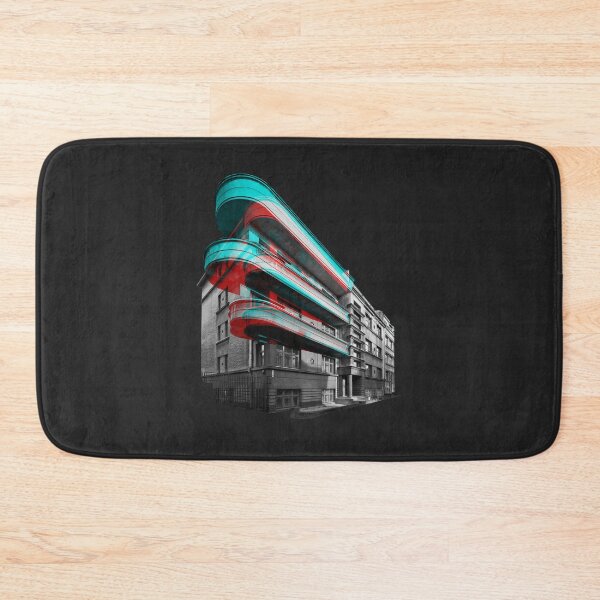 Item preview, Kaunas modernism architecture glitch art designed and sold by Brutland.