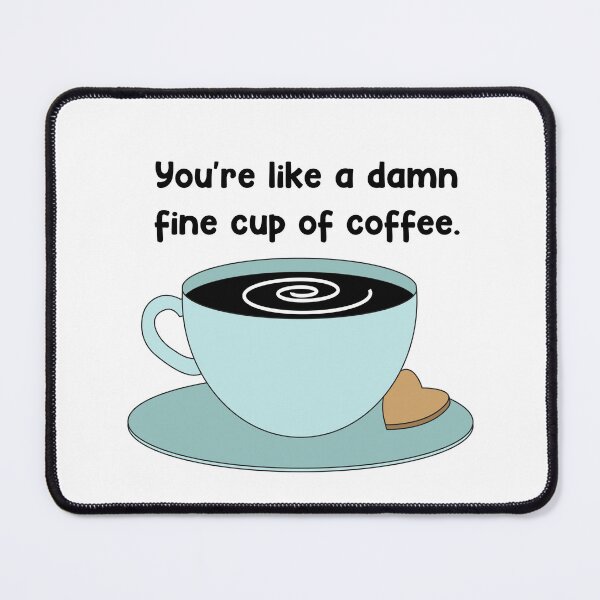 Item preview, Damn Fine Coffee Twin Peaks Illustration Valentine designed and sold by WildVault.