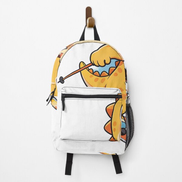 Item preview, Cute Dinosaur Skiing Winter Adventure designed and sold by PrintStichCo.