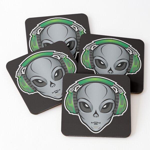 Item preview, Alien Electro Head – Futuristic Sci-Fi Streetwear Tech Design designed and sold by ElectroSphere46.