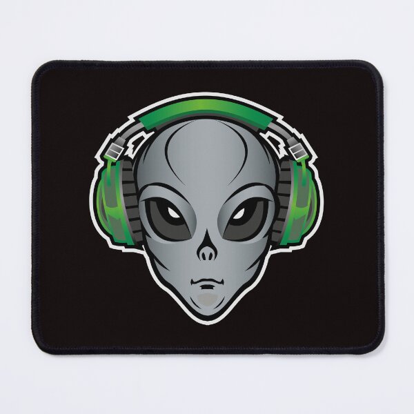 Item preview, Alien Electro Head – Futuristic Sci-Fi Streetwear Tech Design designed and sold by ElectroSphere46.