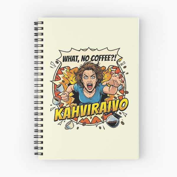 Item preview, Kahviraivo – Pure caffeine madness designed and sold by The Anti-Utopian.