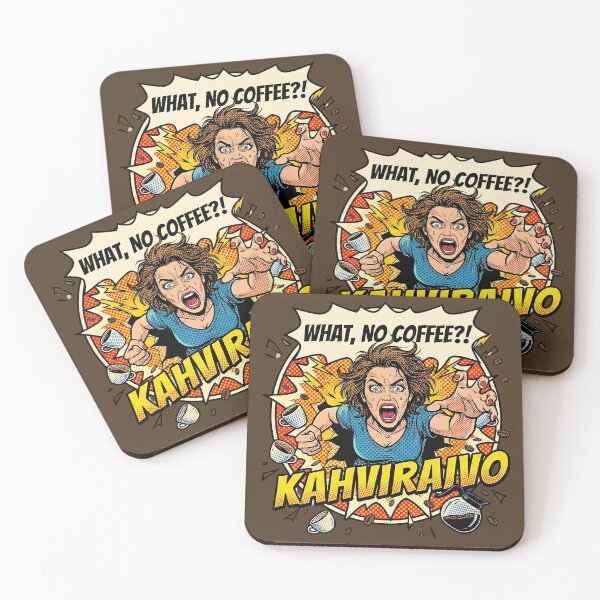Item preview, Kahviraivo – Pure caffeine madness designed and sold by The Anti-Utopian.