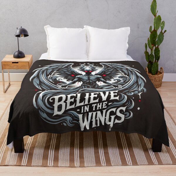 Item preview, Mothman Believe In The Wings designed and sold by Planetporridge.
