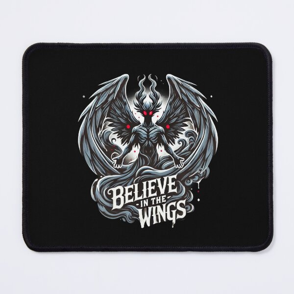 Item preview, Mothman Believe In The Wings Art designed and sold by Planetporridge.