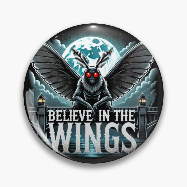 Item preview, Mothman Believe In The Wings Design designed and sold by Planetporridge.